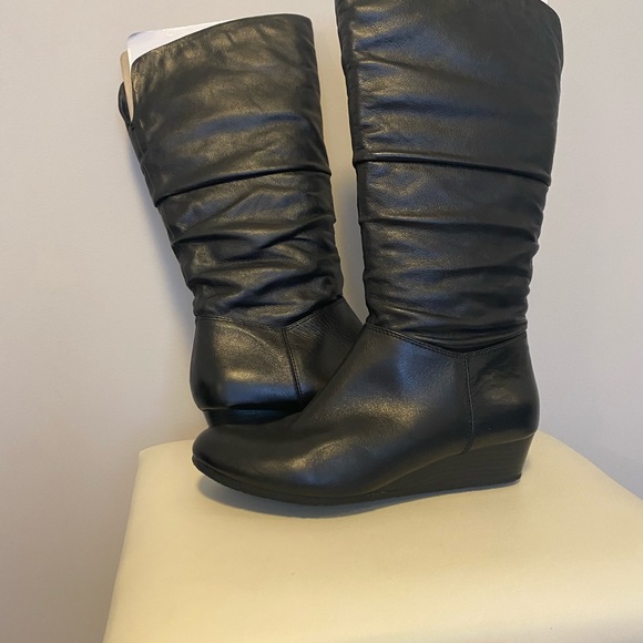 Black Leather Aldo boots Sz 9 - Picture 5 of 5